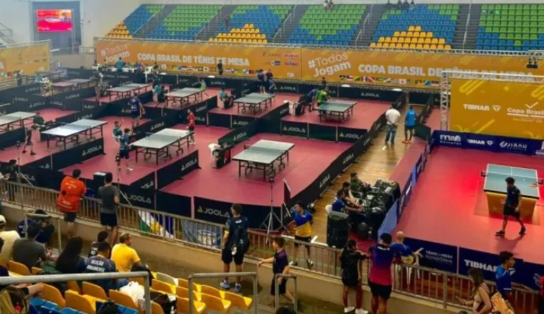 DE HOJE ATÉ AMANHÃ - Porto Velho sedia Copa Brasil de Tênis de Mesa com a participação de atletas de 13 estados